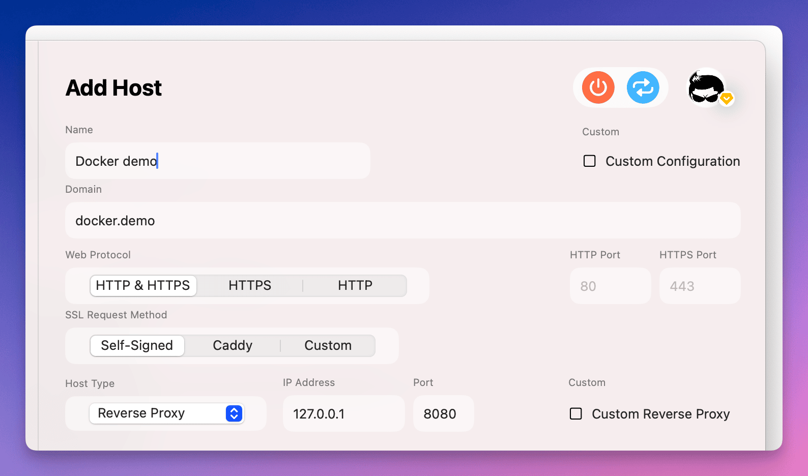 Cấu hình website Docker dạng reverse proxy trên ServBay